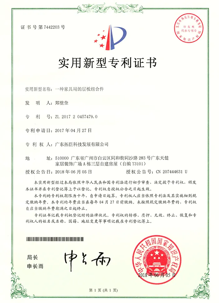 Patent Certificate-2